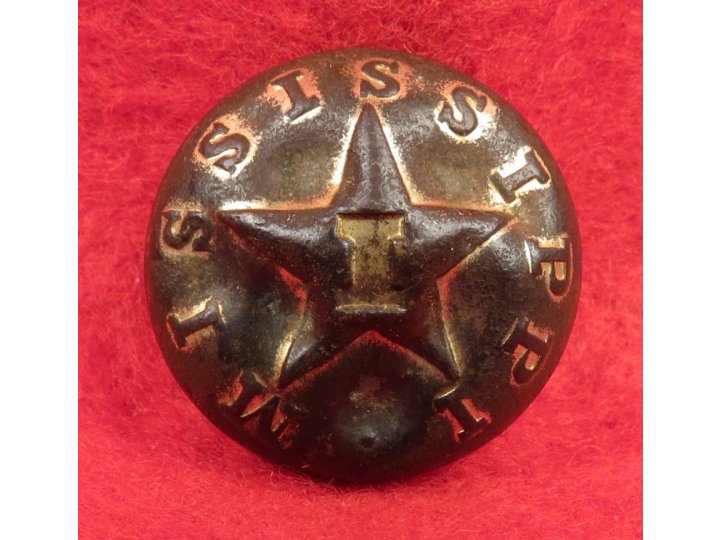 Mississippi Infantry Coat Button