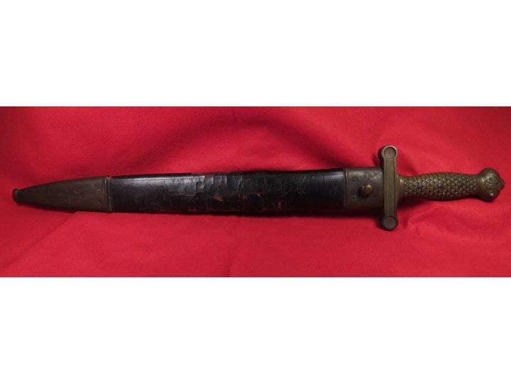 U.S. Ames Model 1832 Artillery Short Sword and Scabbard