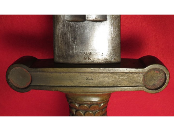 U.S. Ames Model 1832 Artillery Short Sword and Scabbard