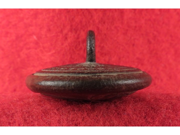 Confederate "Manuscript" Artillery Coat Button - Museum Quality