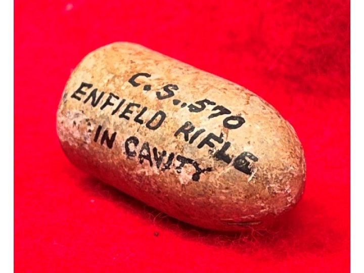 Enfield Bullet with Boxwood Plug - Mac Mason Lettering