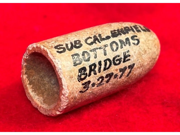 Confederate .54 Caliber Bullet for Mississippi Rifle - Mac Mason Lettered