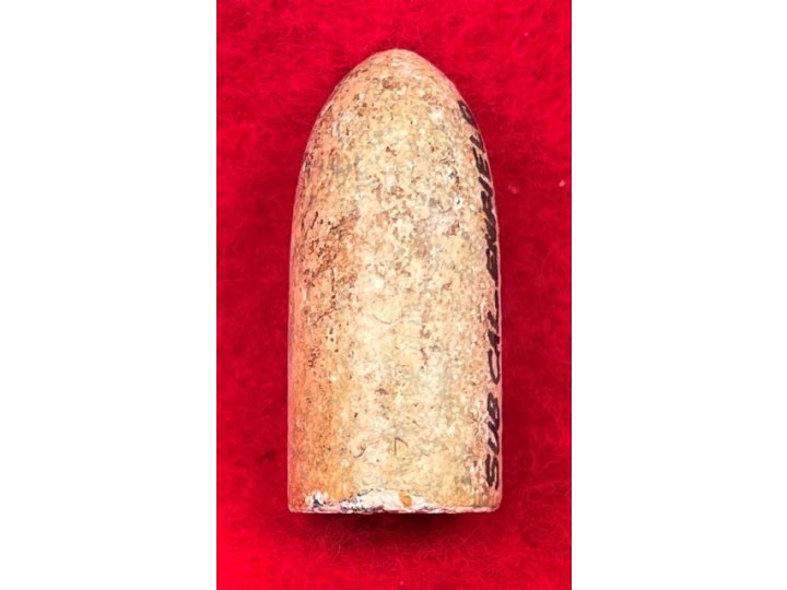 Confederate .54 Caliber Bullet for Mississippi Rifle - Mac Mason Lettered