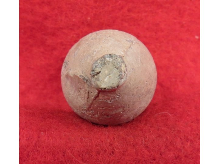 Confederate "Belgian" Rifle Musket Bullet - Huge Uncut Sprue