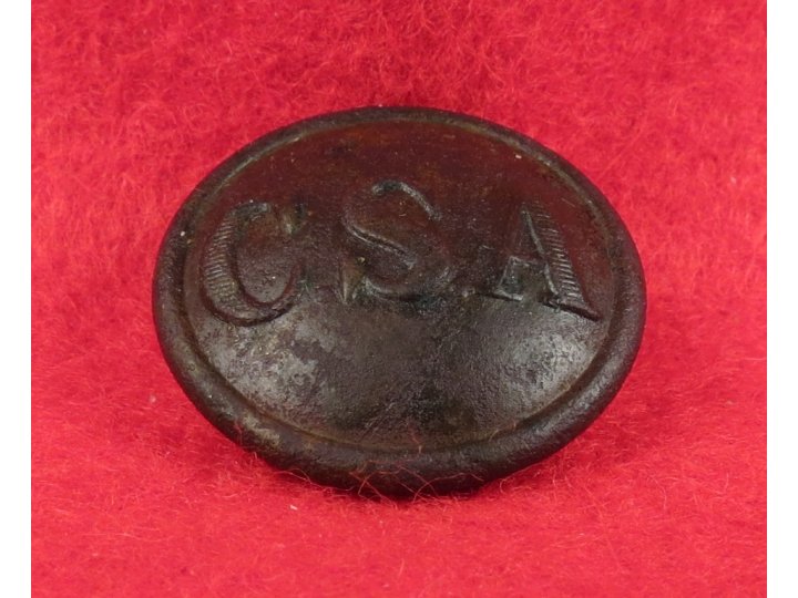 Confederate Army "CSA" General Service Coat Button