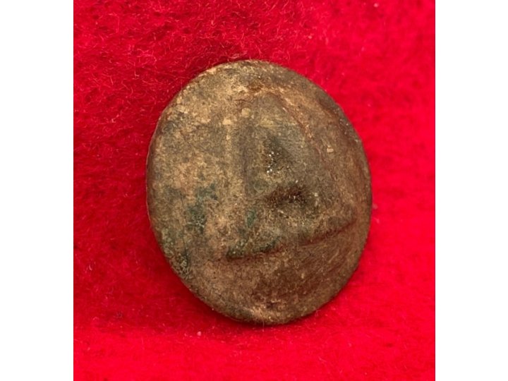 Confederate Artillery Coat Button - Front Only