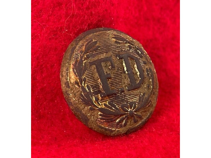 Fire Department Coat Button