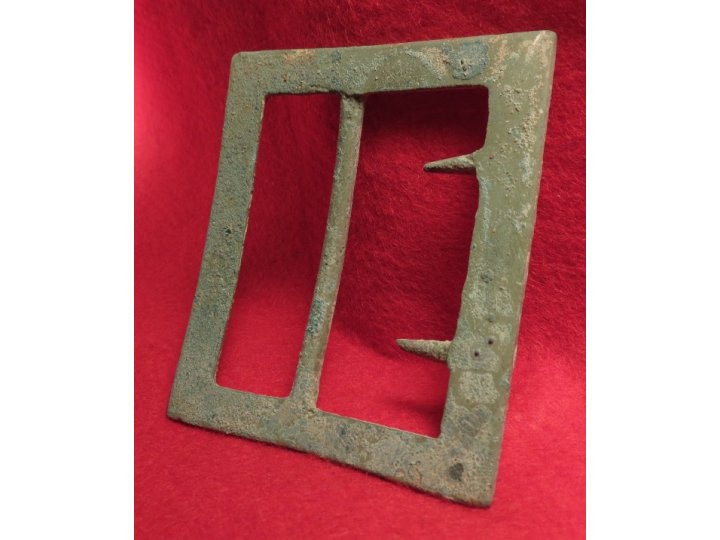 Confederate Standard Frame Waist Belt Buckle
