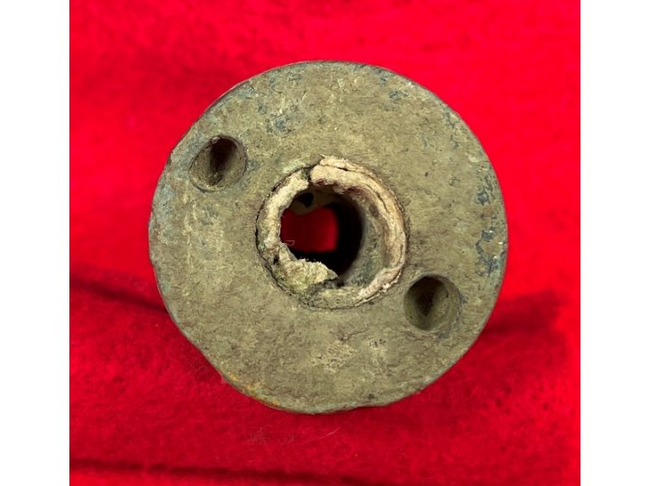 Confederate Time Fuze Adaptor for Rifled Projectile.