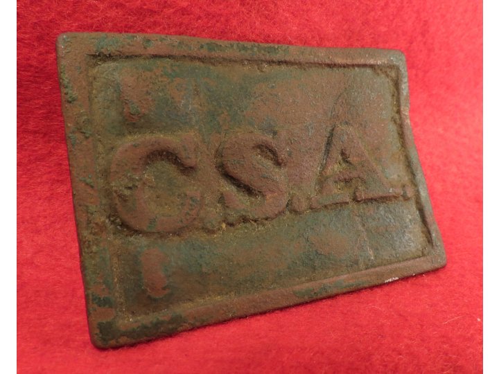 Confederate States of America "C.S.A." Belt Buckle