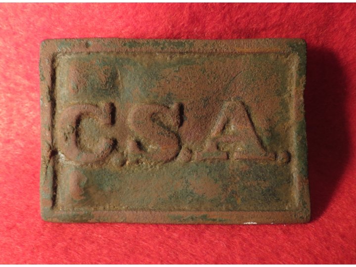 Confederate States of America "C.S.A." Belt Buckle