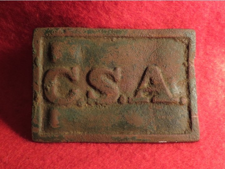 Confederate States of America "C.S.A." Belt Buckle