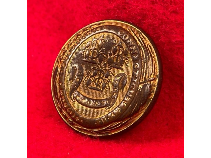 Connecticut State Seal Coat Button