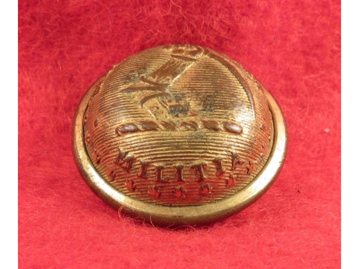 Massachusetts State Seal Coat Button