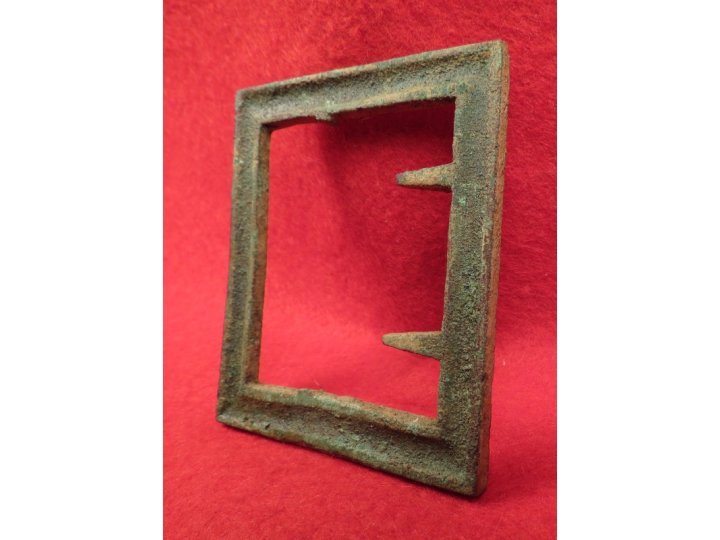 Confederate Frame Belt Buckle - "Gutter Back"