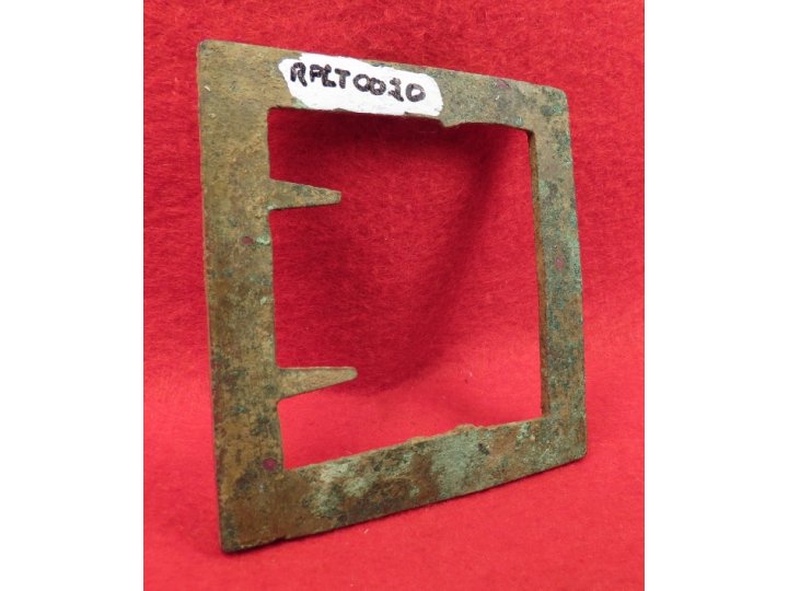 Confederate Frame Belt Buckle - "Gutter Back"