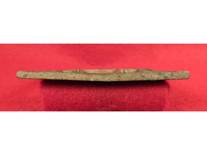 Confederate Frame Belt Buckle - "Gutter Back"