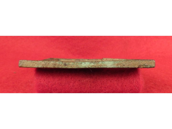 Confederate Frame Belt Buckle - "Gutter Back"