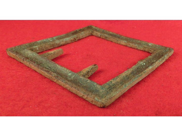 Confederate Frame Belt Buckle - "Gutter Back"