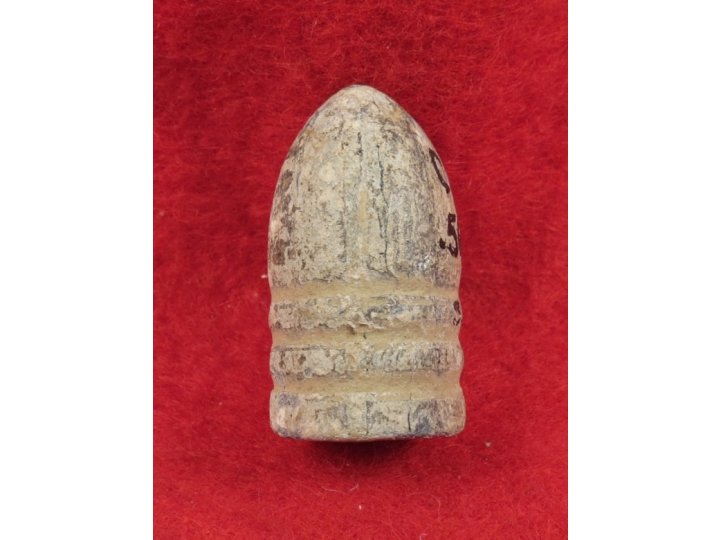 Confederate Rifle Musket Salvaged Lead - Truncated Cone Cavity