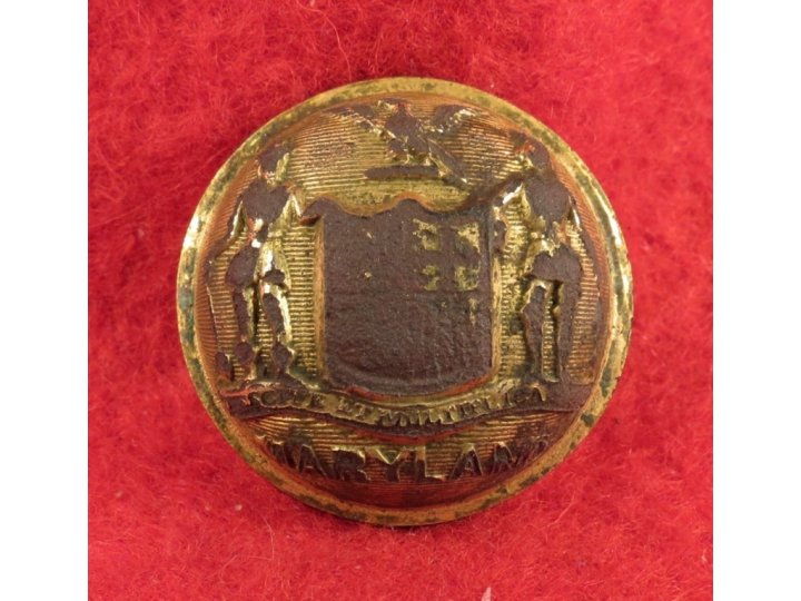 Maryland State Seal Coat Button