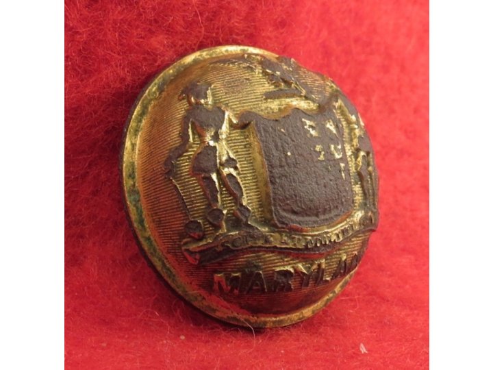 Maryland State Seal Coat Button