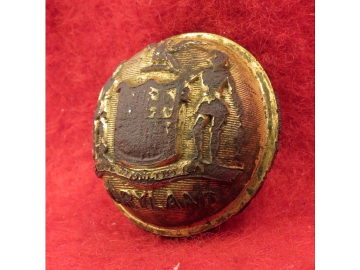 Maryland State Seal Coat Button