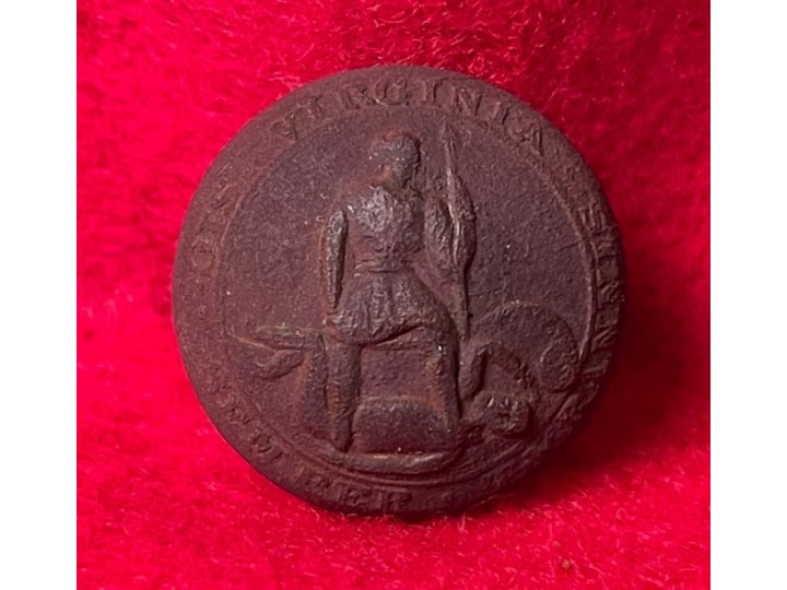Virginia State Seal Coat Button 
