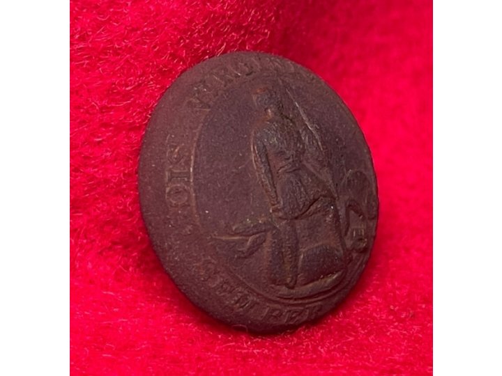 Virginia State Seal Coat Button 