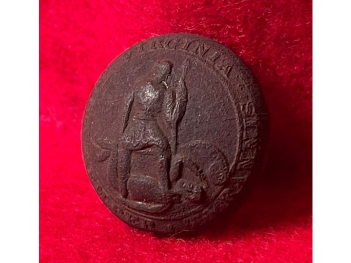 Virginia State Seal Coat Button 
