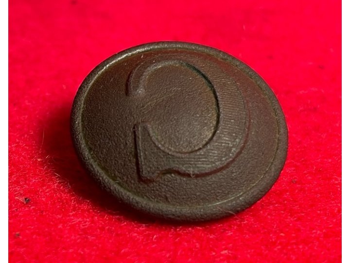 Confederate Cavalry Coat Button - Lined "C"