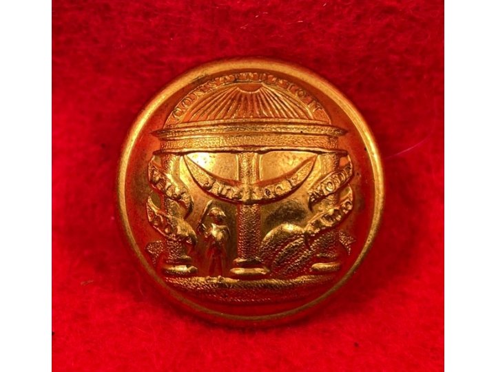 Georgia State Seal Coat Button - Dated 1861