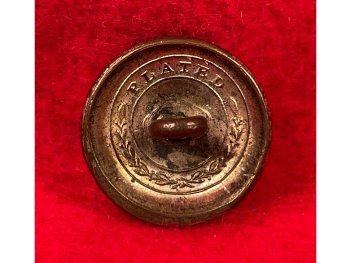 Pre-Civil War Artillery Militia Coat Button - Silvered