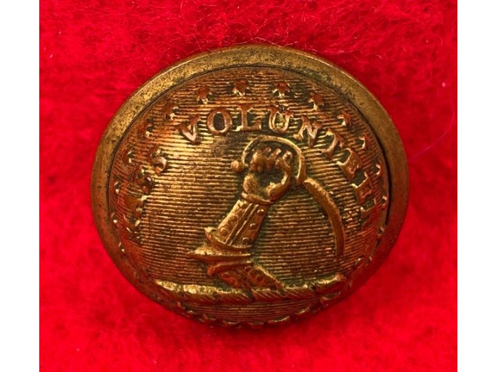 Massachusetts State Seal Coat Button