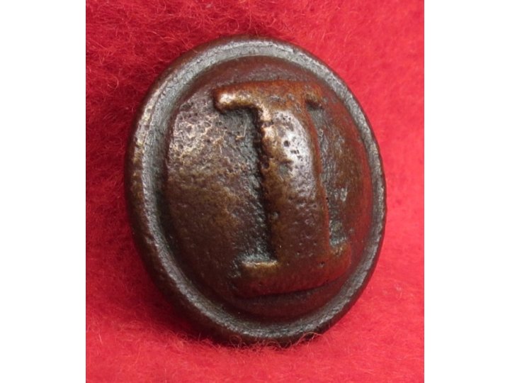 Non-Excavated Confederate Infantry Coat Button - "Cast I"