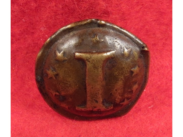 Confederate Infantry Button with "Stars" - Non-Excavated