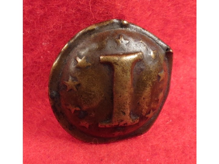 Confederate Infantry Button with "Stars" - Non-Excavated