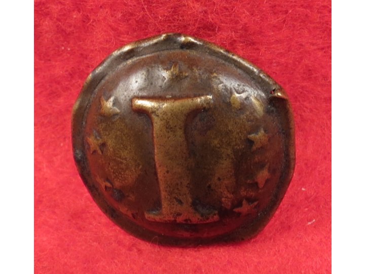 Confederate Infantry Button with "Stars" - Non-Excavated