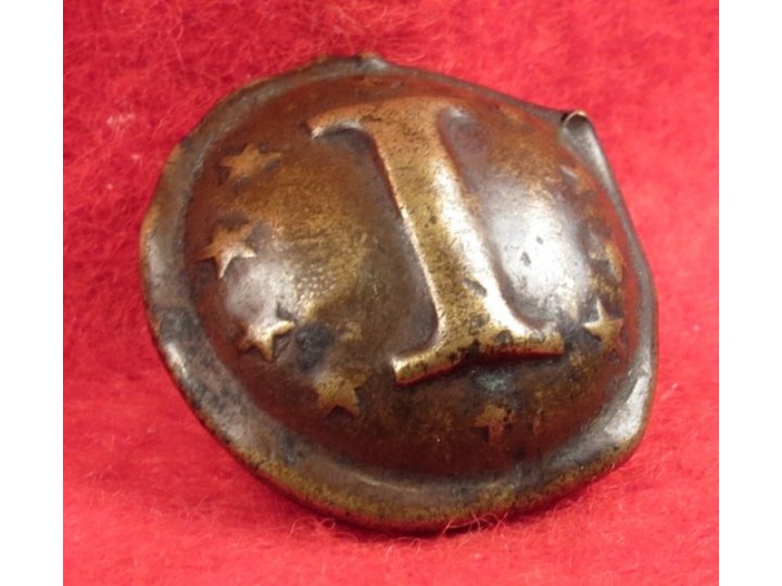 Confederate Infantry Button with "Stars" - Non-Excavated