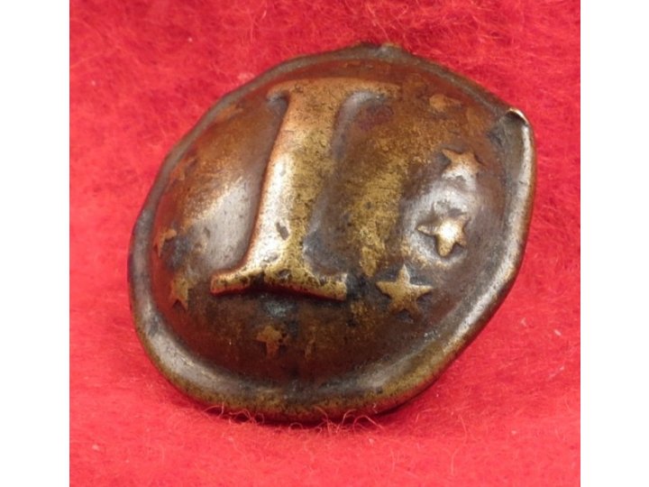 Confederate Infantry Button with "Stars" - Non-Excavated