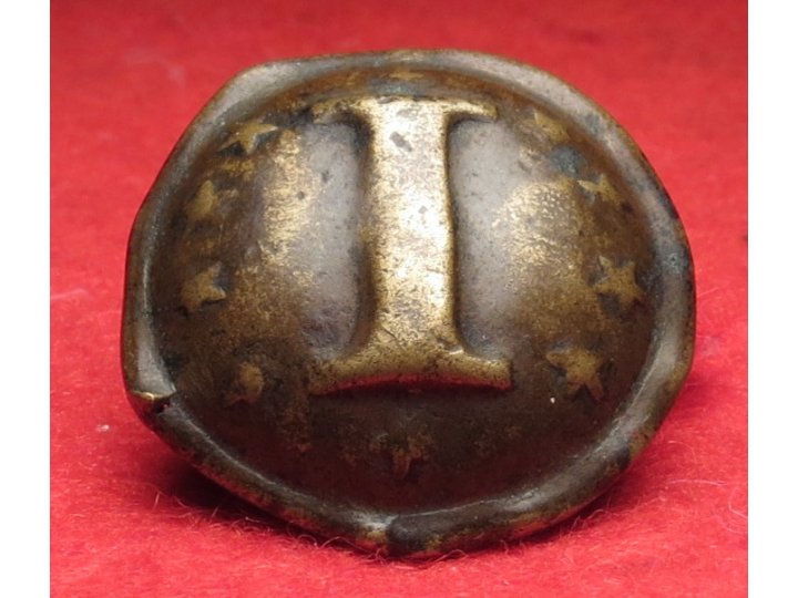 Confederate Infantry Button with "Stars" - Non-Excavated