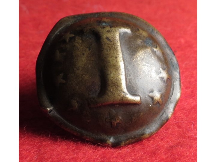 Confederate Infantry Button with "Stars" - Non-Excavated