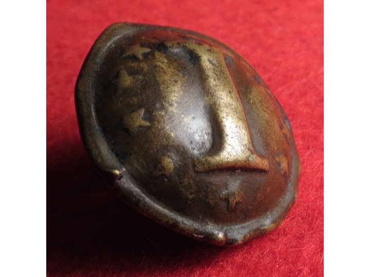 Confederate Infantry Button with "Stars" - Non-Excavated