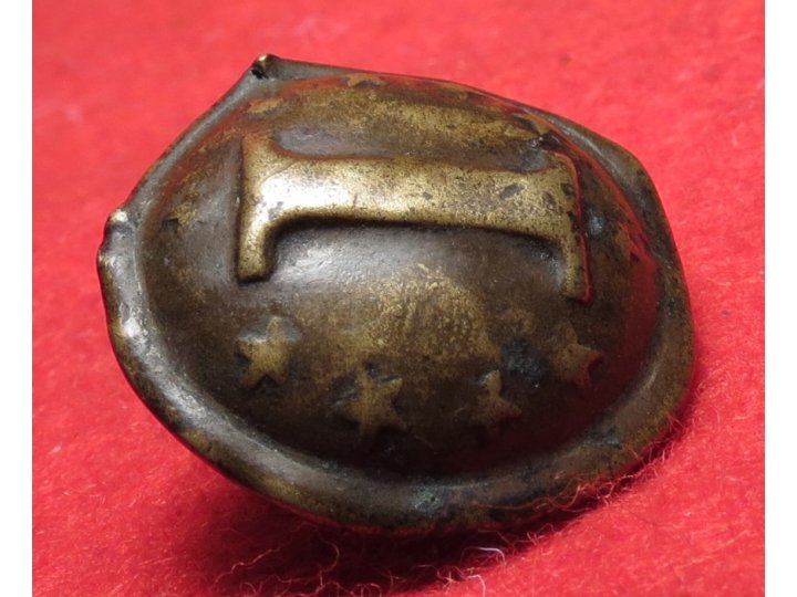 Confederate Infantry Button with "Stars" - Non-Excavated