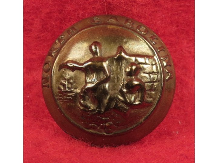 North Carolina State Seal Coat Button - Non-Excavated