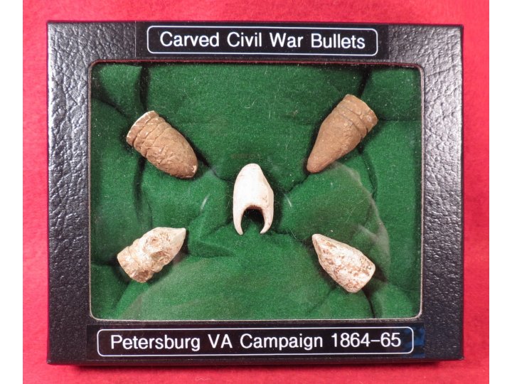 Carved Civil War Bullets