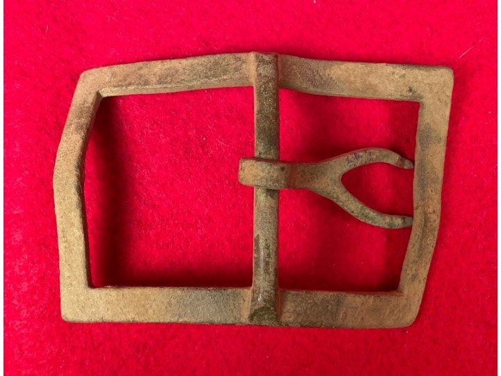 Confederate Fork Tongue Frame Buckle