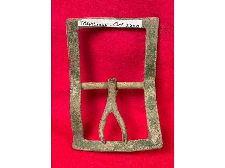 Confederate Fork Tongue Frame Buckle