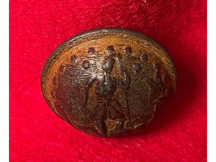 Virginia State Seal Staff Officer Coat Button 