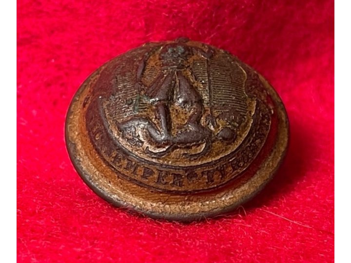 Virginia State Seal Staff Officer Coat Button 